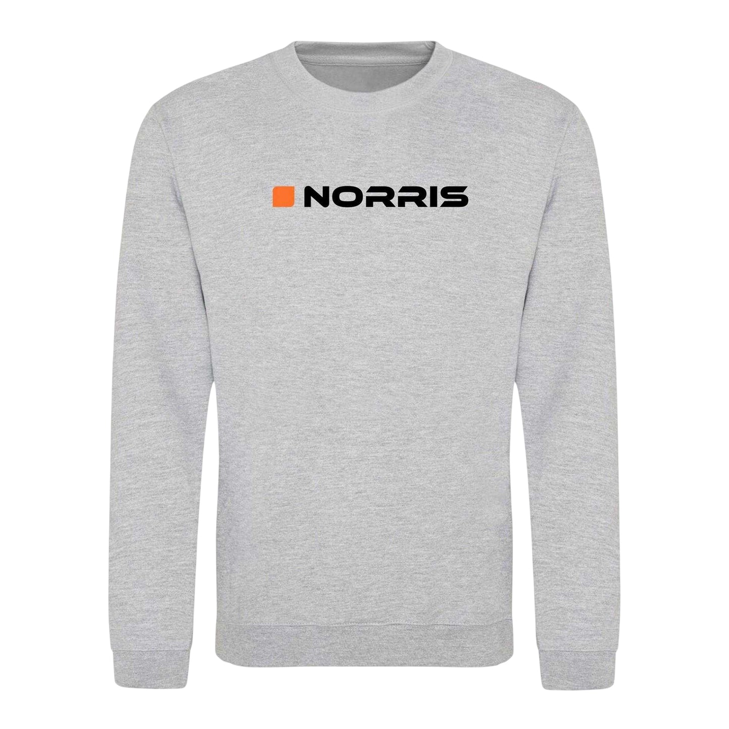 Grey - Front - AWD Unisex Adult Norris Sweatshirt