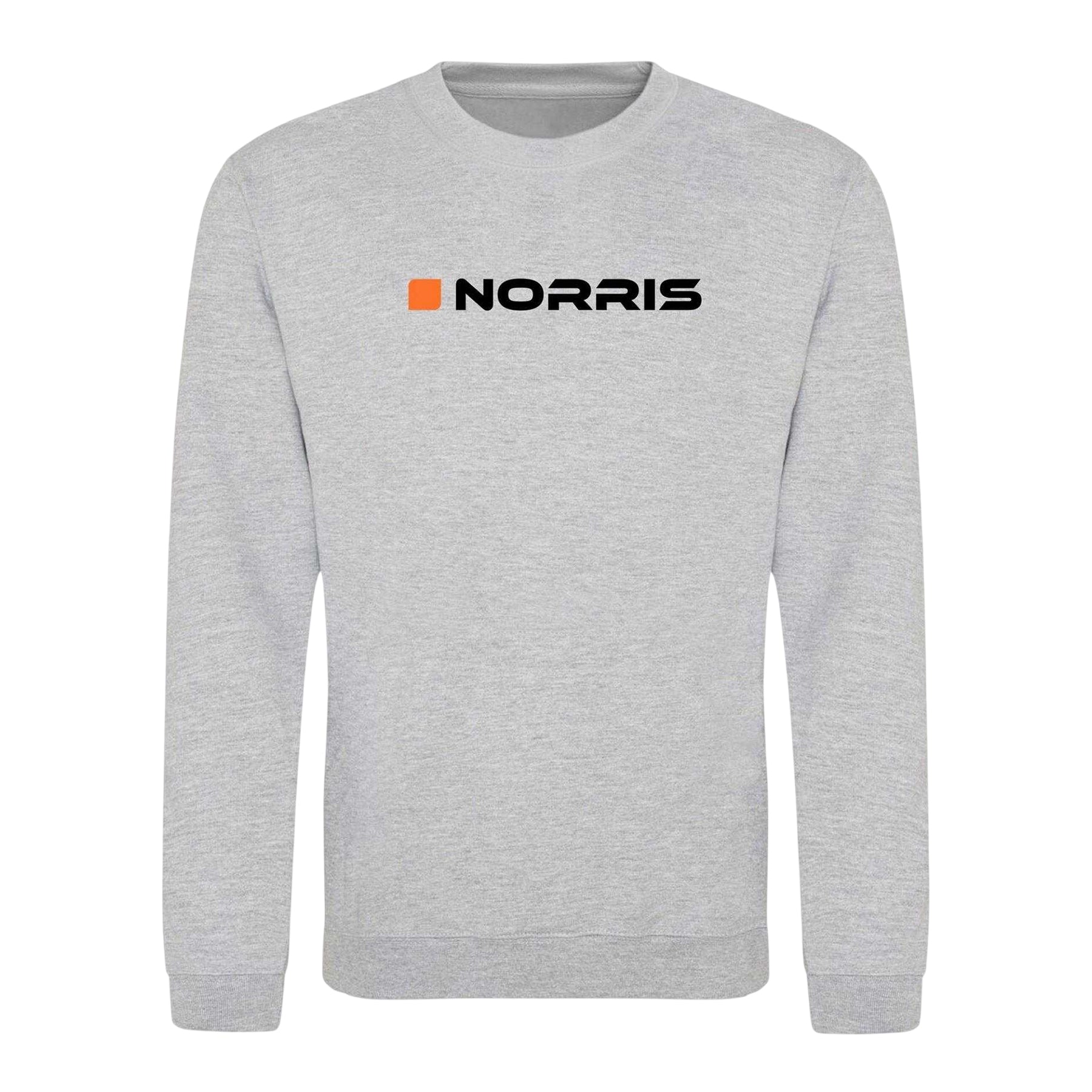 Grey - Front - AWD Unisex Adult Norris Sweatshirt