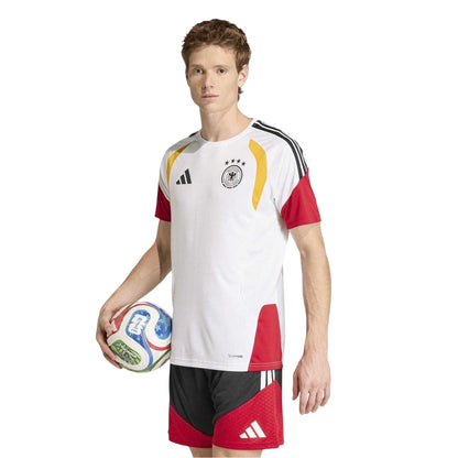 White - Side - Adidas Mens 2026 Germany DFB Training Football Shirt