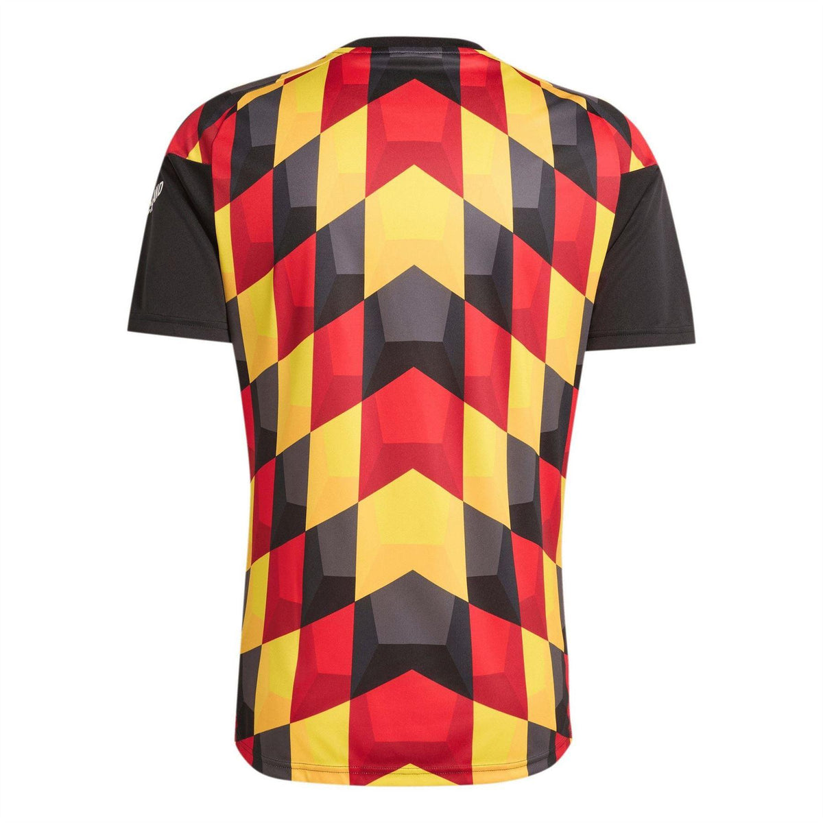 Black-Yellow - Back - Adidas Mens 2026 Pre Match Germany DFB Football Shirt