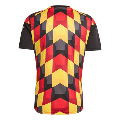 Black-Yellow - Back - Adidas Mens 2026 Pre Match Germany DFB Football Shirt