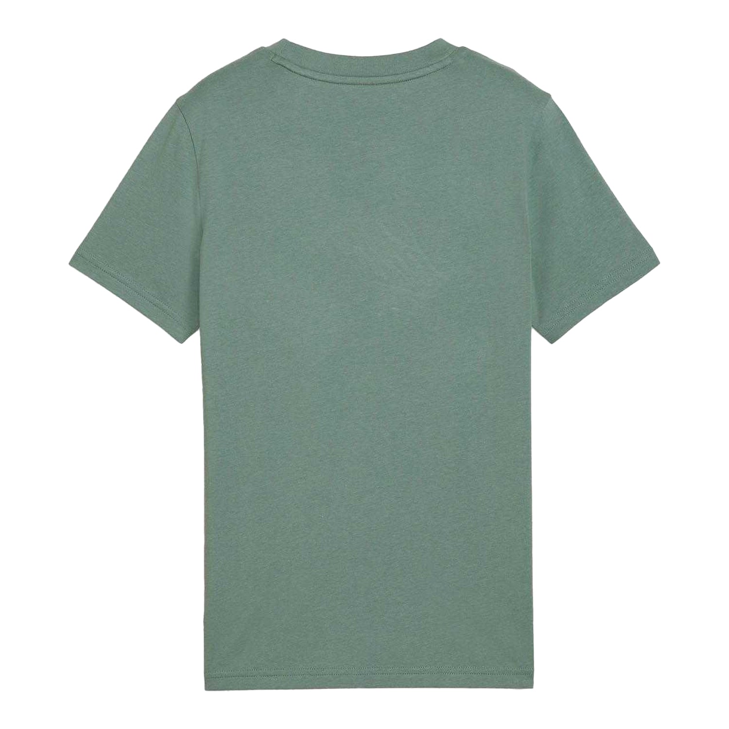 Green - Back - Puma Childrens-Kids Essential Script T-Shirt