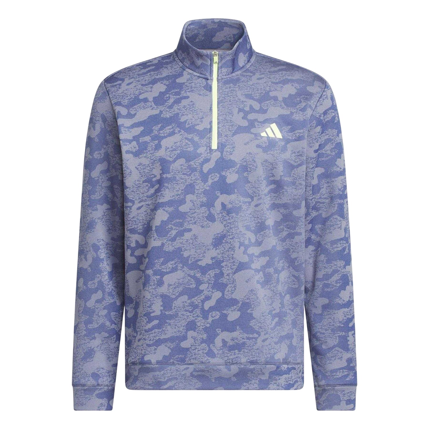 Indigo-Lemon - Front - Adidas Mens Ultimate 365 Durable Water Repellent Sweatshirt