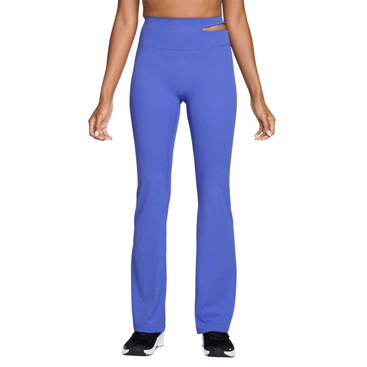 Sapphire - Front - Nike Womens-Ladies Zenvy Performance Cut Out High Waist Gym Leggings