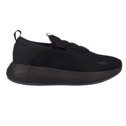 Black-Grey - Side - Reebok Unisex Adult Dmx Comfort Slip-on Trainers