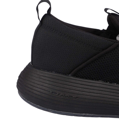 Black-Grey - Close up - Reebok Unisex Adult Dmx Comfort Slip-on Trainers
