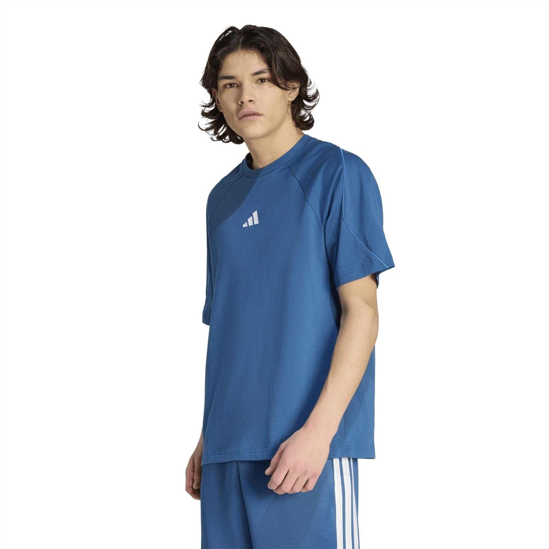 Petrol - Back - Adidas Mens Stadium T-Shirt