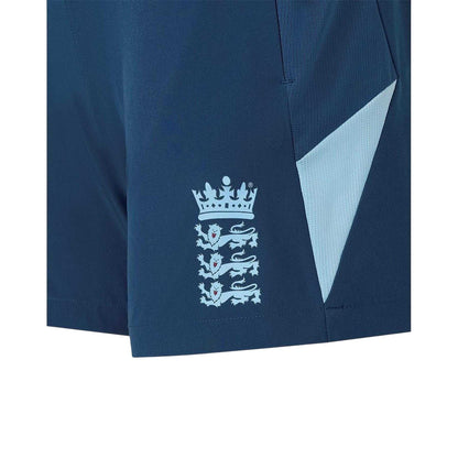 Ensign Blue - Side - Castore Womens-Ladies 26-27 England Cricket Shorts