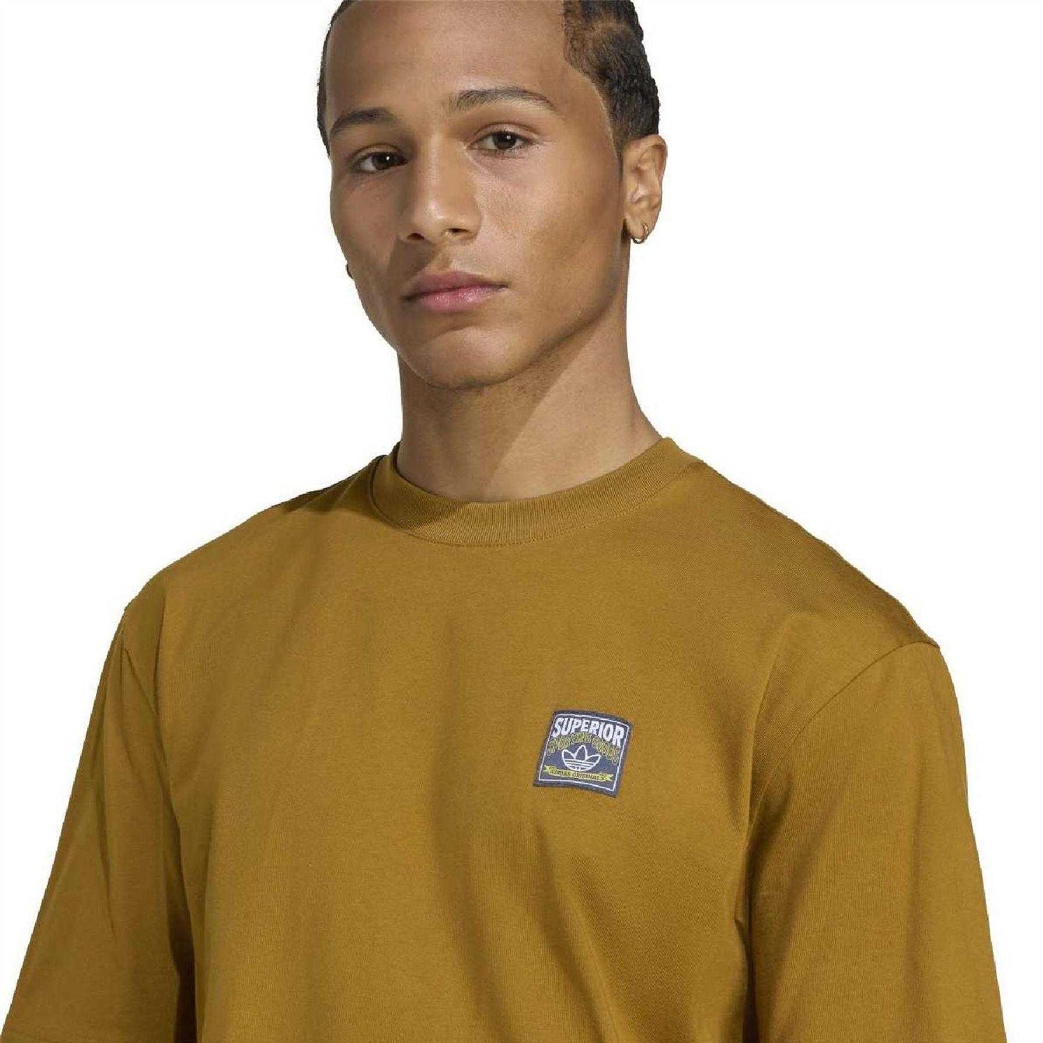Bronze - Side - Adidas Mens Wabash Loose Fit T-Shirt