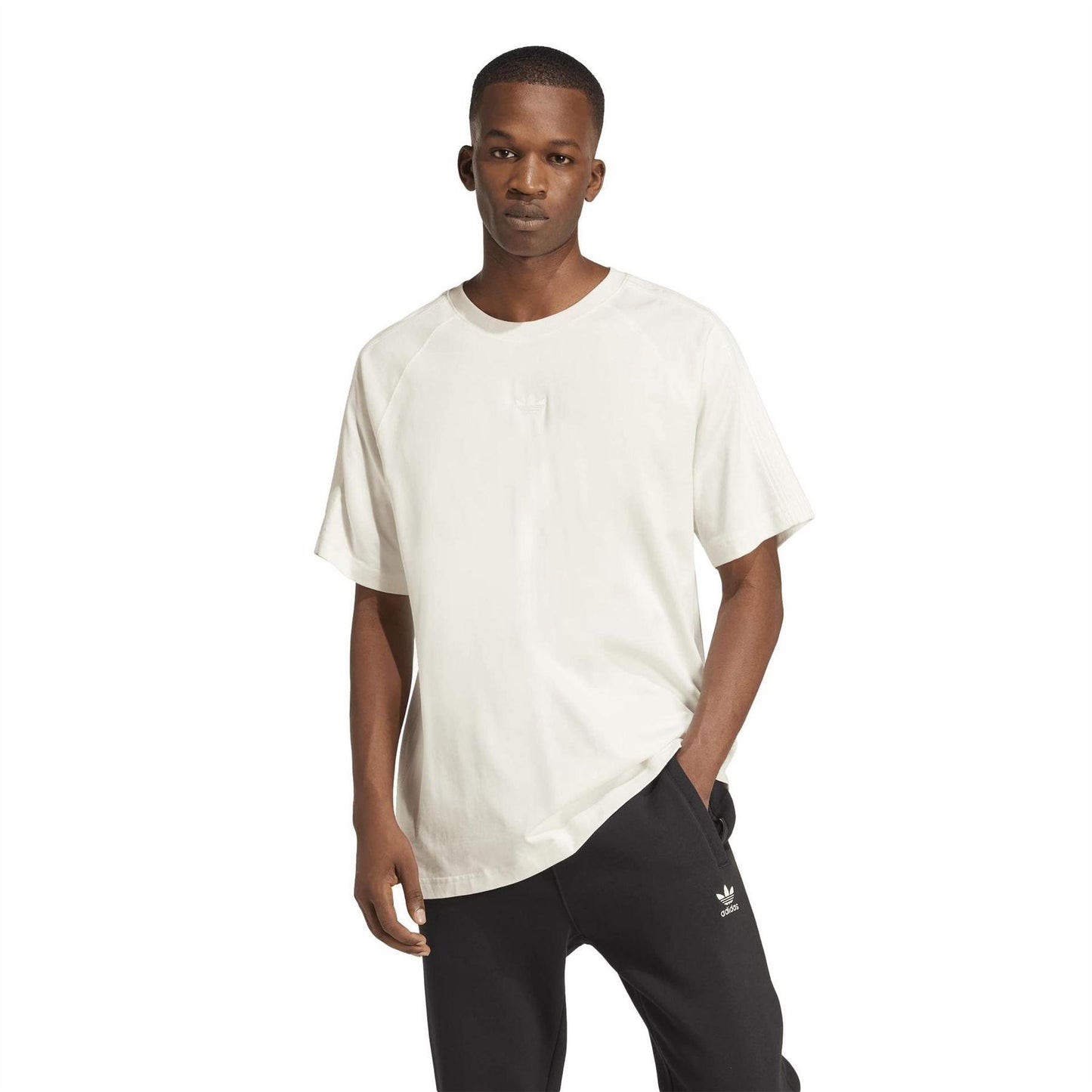 Cloud White - Lifestyle - Adidas Mens Originals Premium Loose Fit T-Shirt