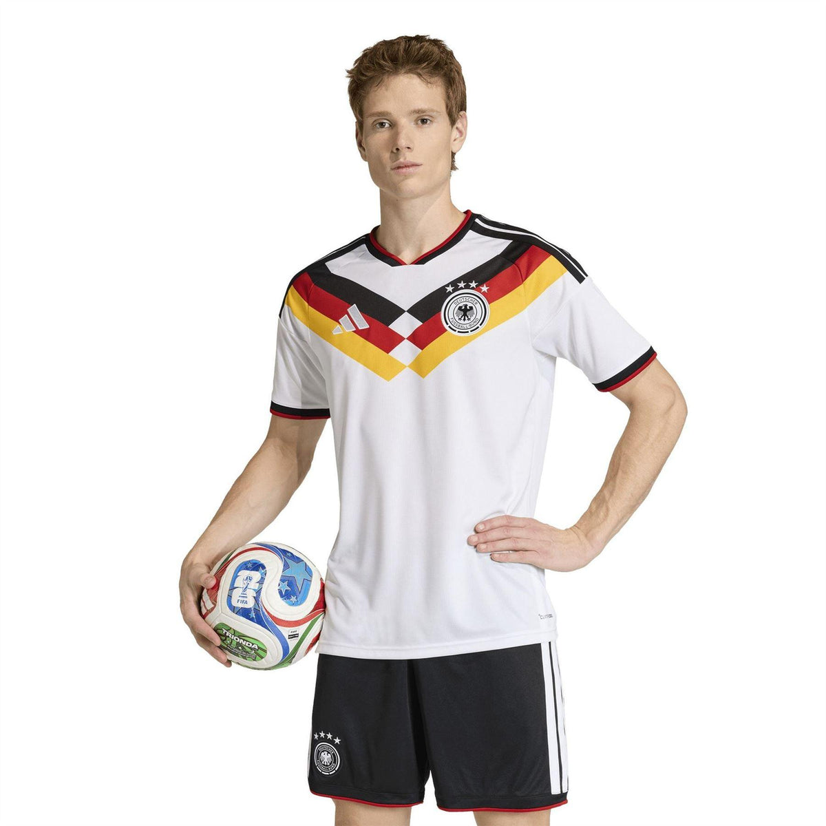 White-Black - Lifestyle - Adidas Mens World Cup 2026 Germany DFB Home Shirt