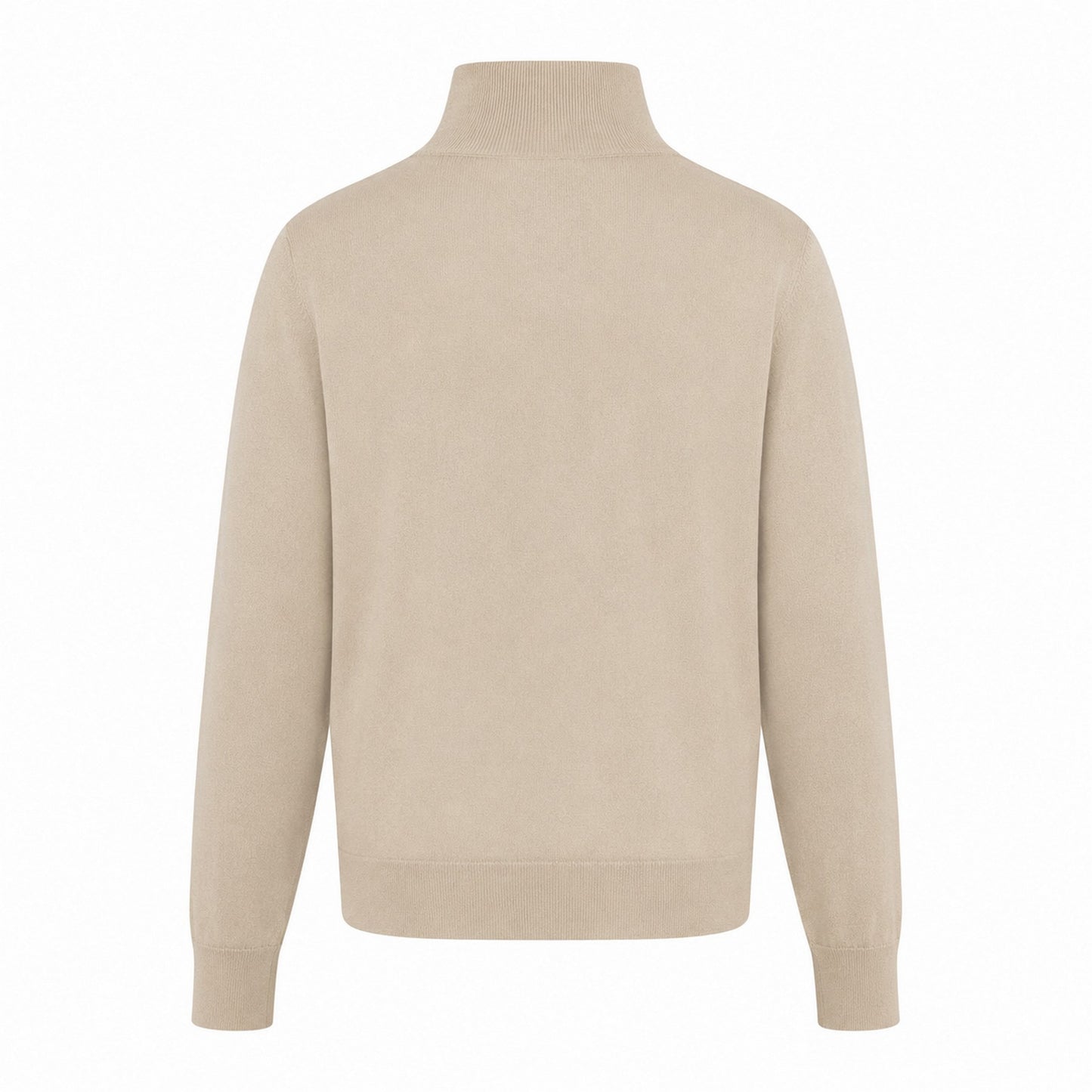 Rust-Copper - Back - Boss Womens-Ladies Turtle Neck Regular Jumper
