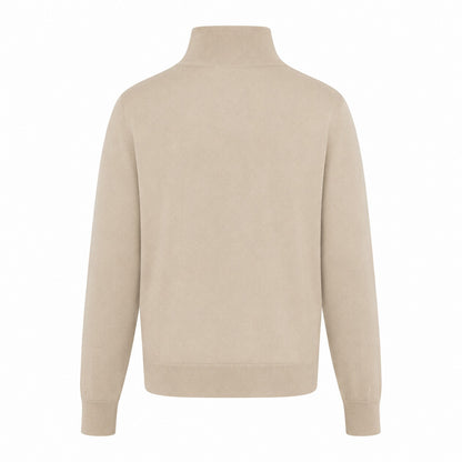 Rust-Copper - Back - Boss Womens-Ladies Turtle Neck Regular Jumper