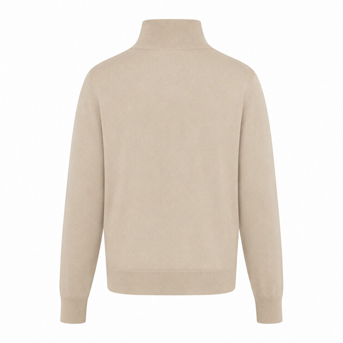 Rust-Copper - Back - Boss Womens-Ladies Turtle Neck Regular Jumper