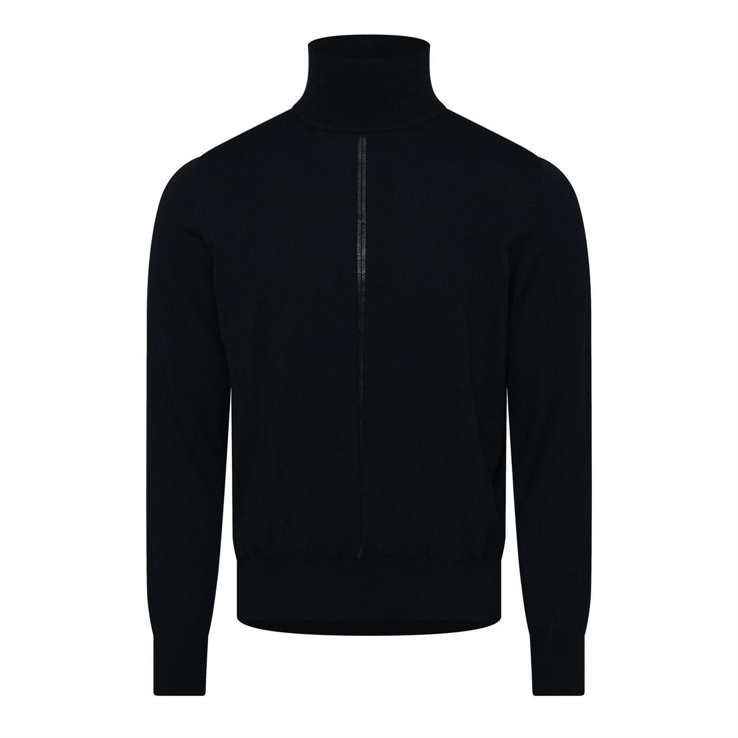 Dark Blue - Front - Boss Womens-Ladies Turtle Neck Regular Jumper
