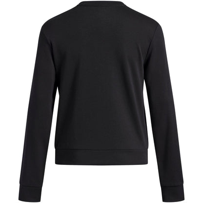 Black - Back - Under Armour Womens-Ladies Rival French Terry Crew Neck Sweatshirt