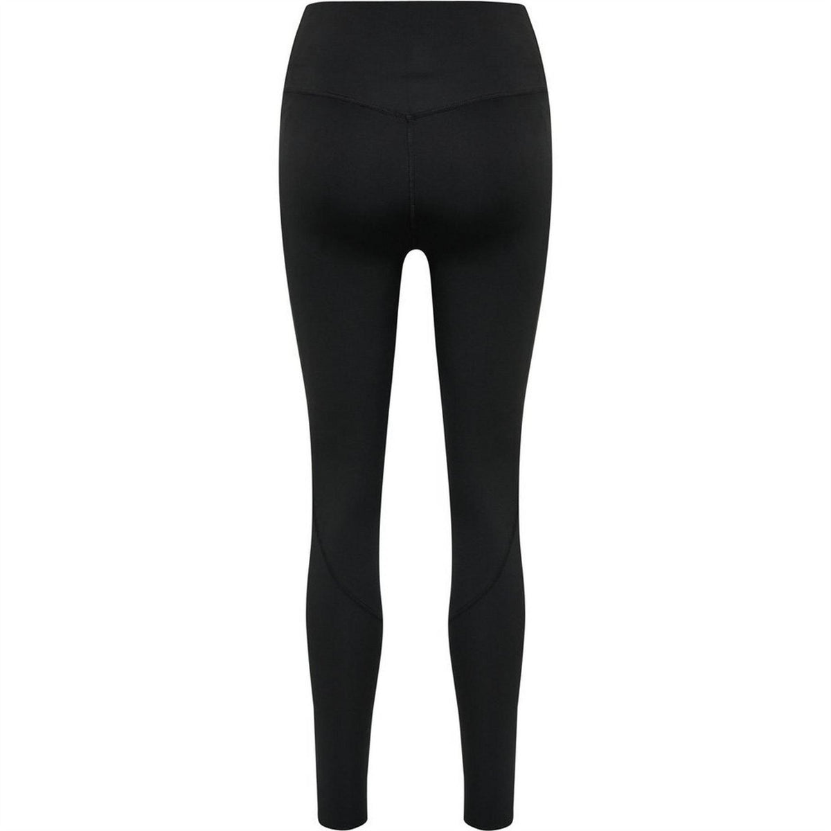 Black - Back - Hummel Womens-Ladies Logo High Waist Tights