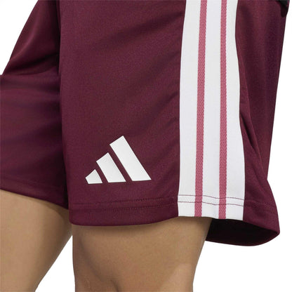Maroon-Black - Side - Adidas Mens All Blacks Fern Shorts