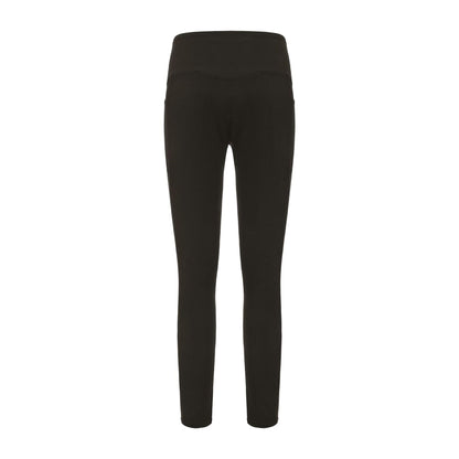Brown - Back - LA Gear Womens-Ladies Essential Side Pocket Leggings