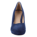 Blue - Lifestyle - Where´s That From Womens-Ladies Wedge Court Shoes