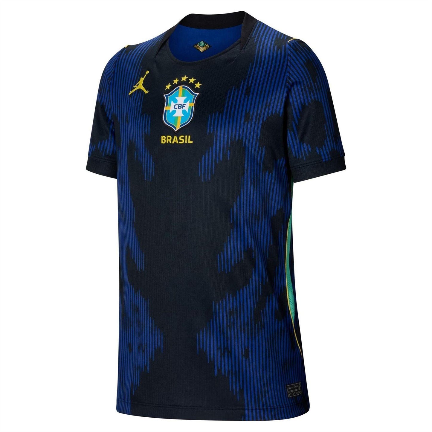 Royal Blue-White - Front - Nike Childrens-Kids World Cup 2026 Brazil Away Shirt
