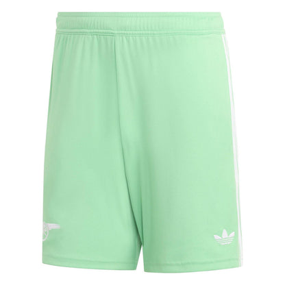 Green-White - Front - Adidas Mens Arsenal FC Goalkeeper Shorts