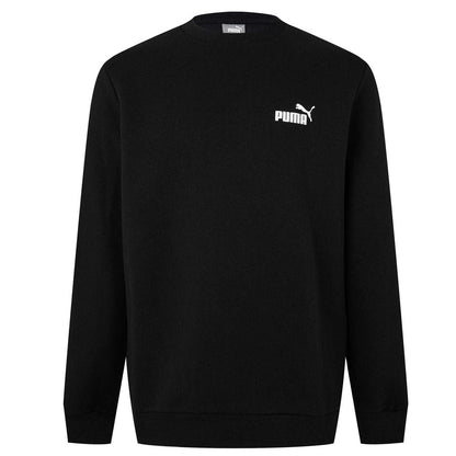 Black - Front - Puma Mens Blank Base Crew Neck Sweatshirt