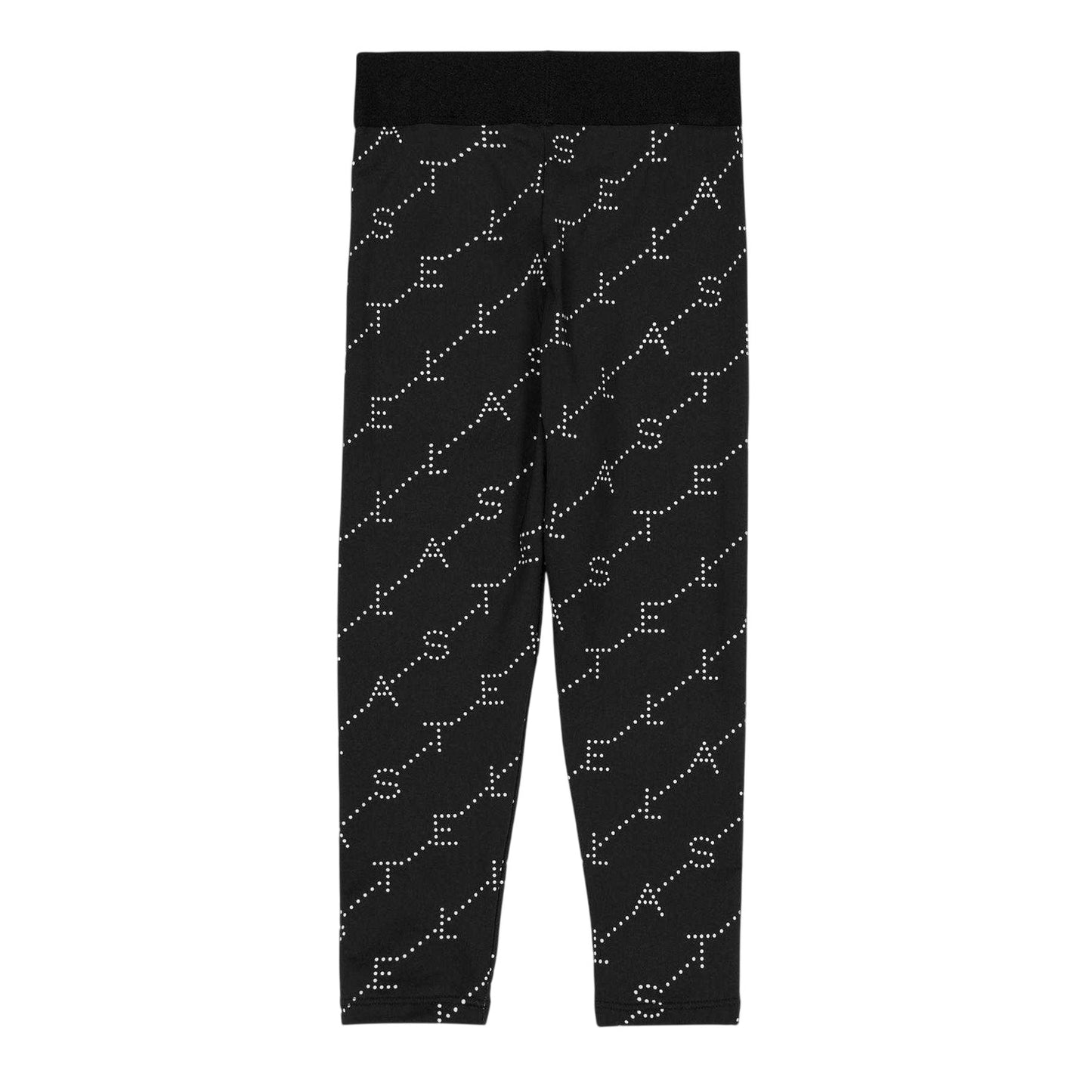 Black - Back - Stella McCartney Childrens-Kids All-Over Print Leggings