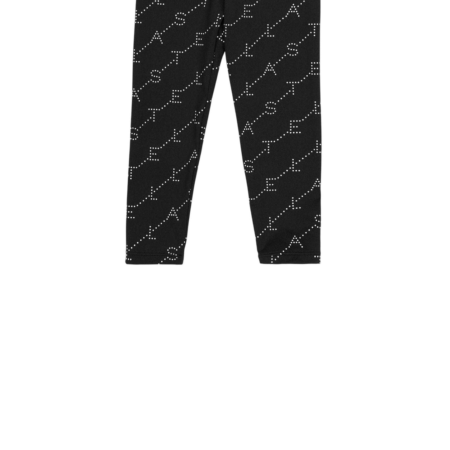 Black - Side - Stella McCartney Childrens-Kids All-Over Print Leggings