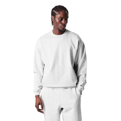 Ice Grey Marl - Side - Represent Mens Initial Crew Neck Sweatshirt