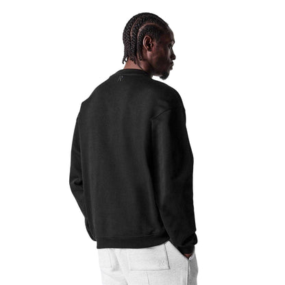 Black - Lifestyle - Represent Mens Initial Crew Neck Sweatshirt
