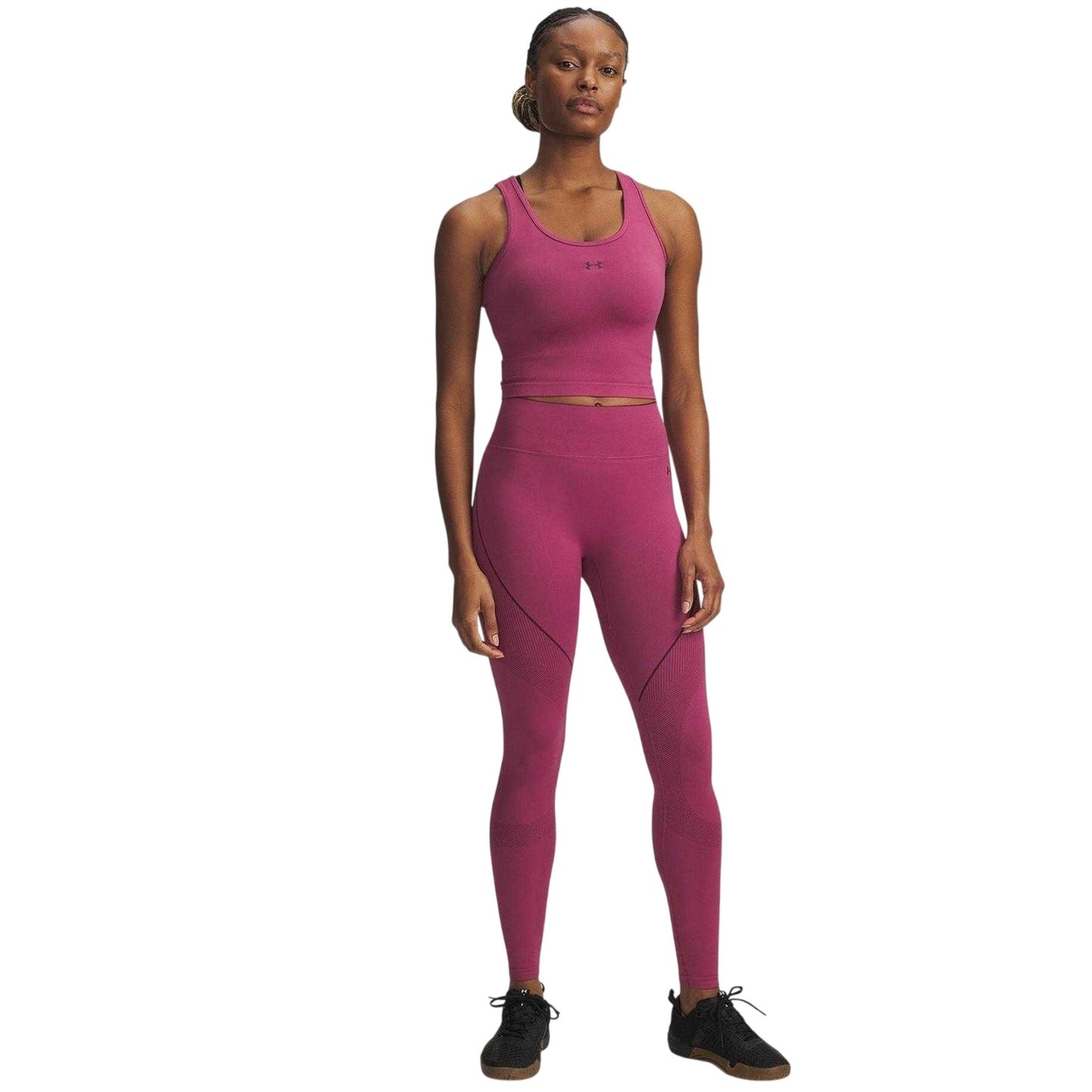 Pink - Lifestyle - Under Armour Womens-Ladies Vanish Seamless Compression Leggings