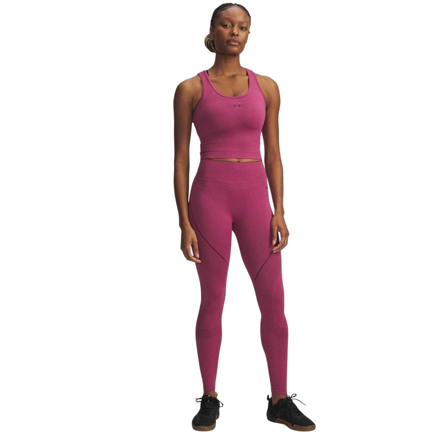 Pink - Lifestyle - Under Armour Womens-Ladies Vanish Seamless Compression Leggings