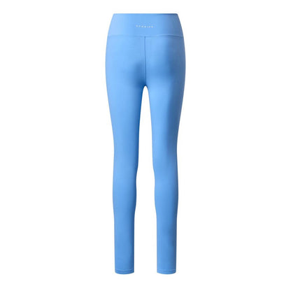 Blue - Back - Gym King Womens-Ladies Wrap Over Leggings