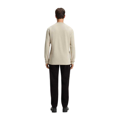 Light Beige - Back - Boss Mens Tempesto Sweatshirt