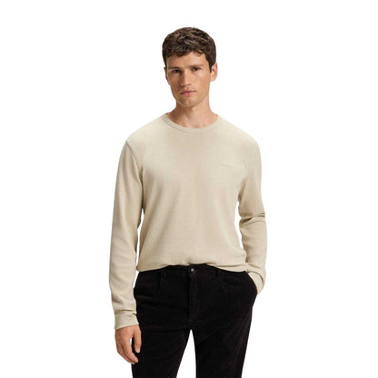 Light Beige - Lifestyle - Boss Mens Tempesto Sweatshirt