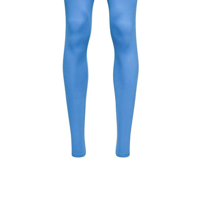 Blue - Side - New Balance Womens-Ladies Harmony Logo High Rise Leggings