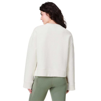 Lily White - Back - Sweaty Betty Womens-Ladies Peaceful Crew Neck Sweatshirt