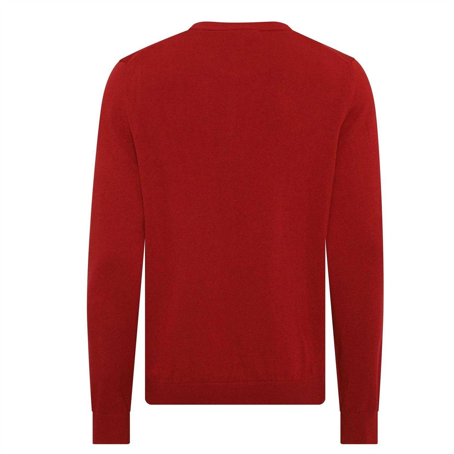 Bordeaux - Back - Lacoste Mens Logo Sweatshirt