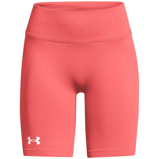 Pink - Front - Under Armour Womens-Ladies Vanish Seamless Cycling Shorts