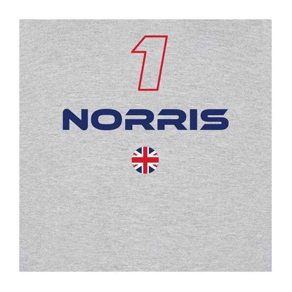 Grey - Side - AWD Mens Norris Formula 1 Sweatshirt