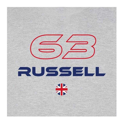 Grey - Side - AWD Mens Russell Formula 1 Long-Sleeved Sweatshirt