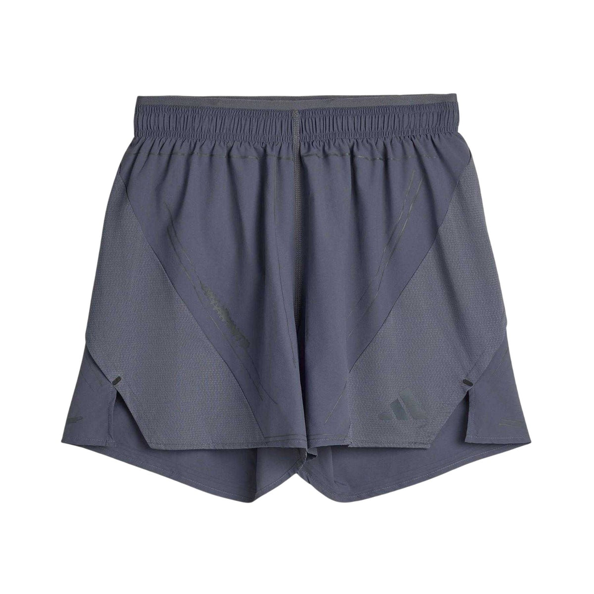 Grey - Front - Adidas Mens Song For The Mute Reflective Reflective Regular Running Shorts