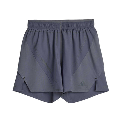 Grey - Front - Adidas Mens Song For The Mute Reflective Reflective Regular Running Shorts