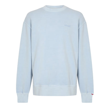Sky Blue - Front - Levis Mens Auntentic Jumper