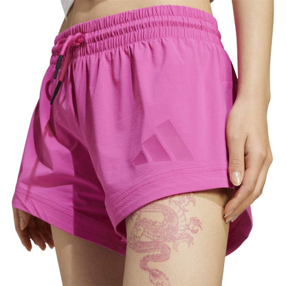 Lucid Pink - Lifestyle - Adidas Womens-Ladies Z.N.E. Fitness Shorts
