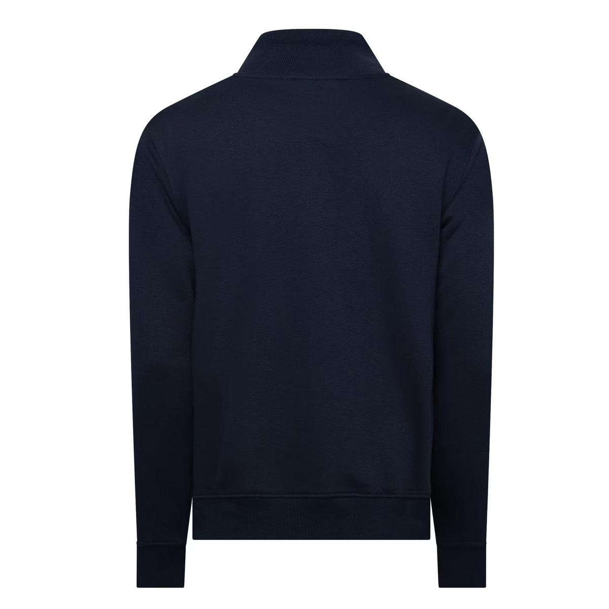 Navy - Back - Original Esenciales Mens Harley Arch Quarter Zip Sweatshirt