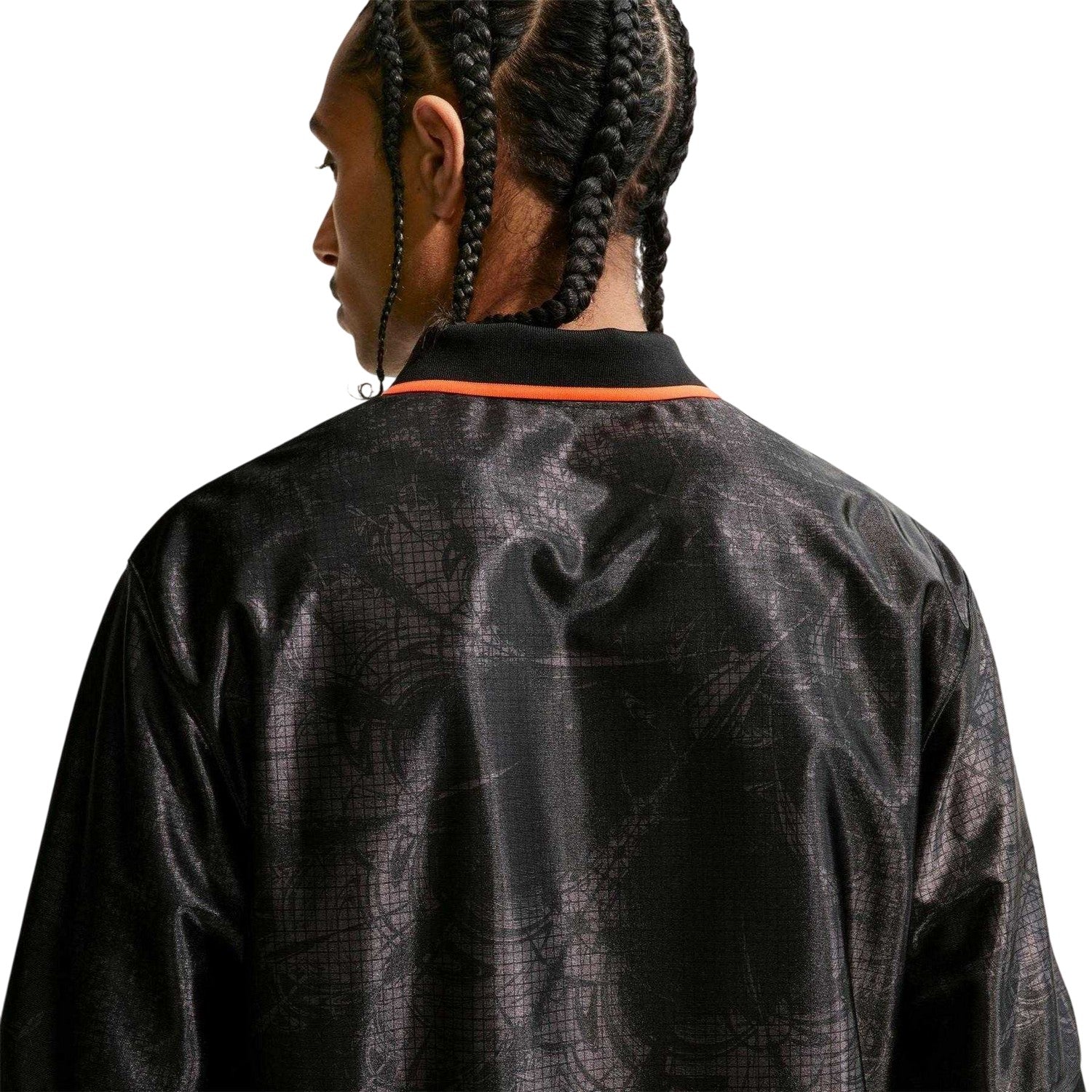 Black-Red - Side - Nike Mens Netherlands FC Short-Sleeved Football Shirt