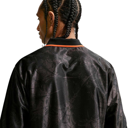 Black-Red - Side - Nike Mens Netherlands FC Short-Sleeved Football Shirt