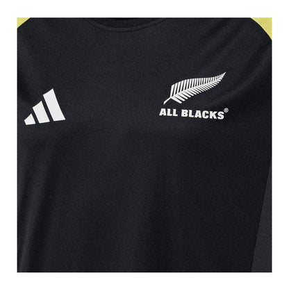 Black-Maroon - Side - Adidas Unisex Adult New Zealand All Blacks T-Shirt